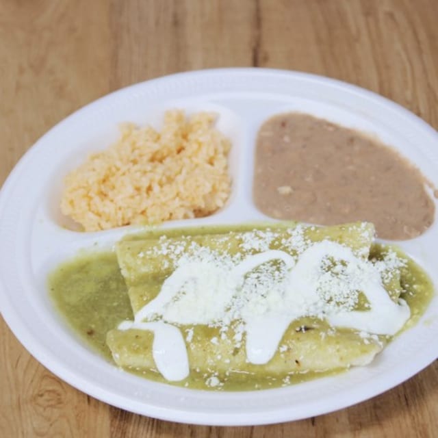 Enchiladas Verdes (Poblanitas).