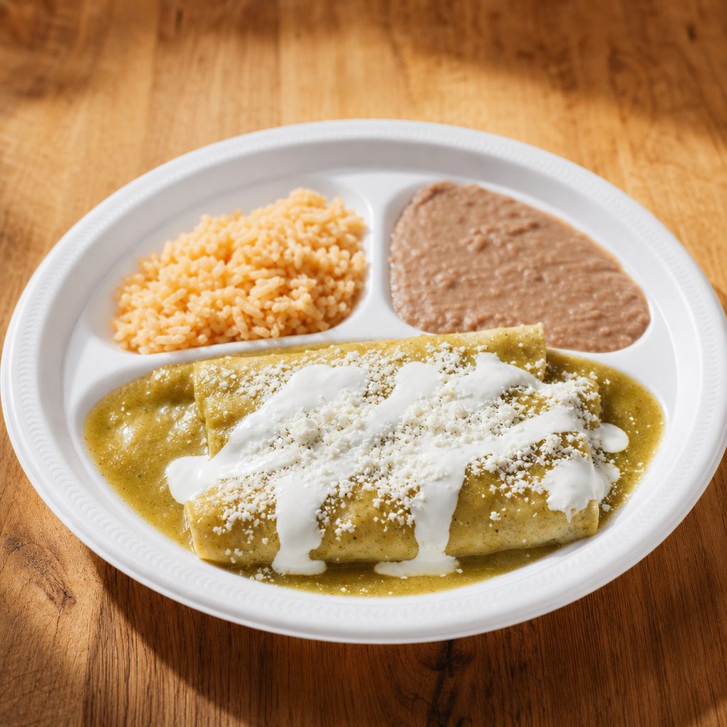 Enchiladas Verdes (Poblanitas).