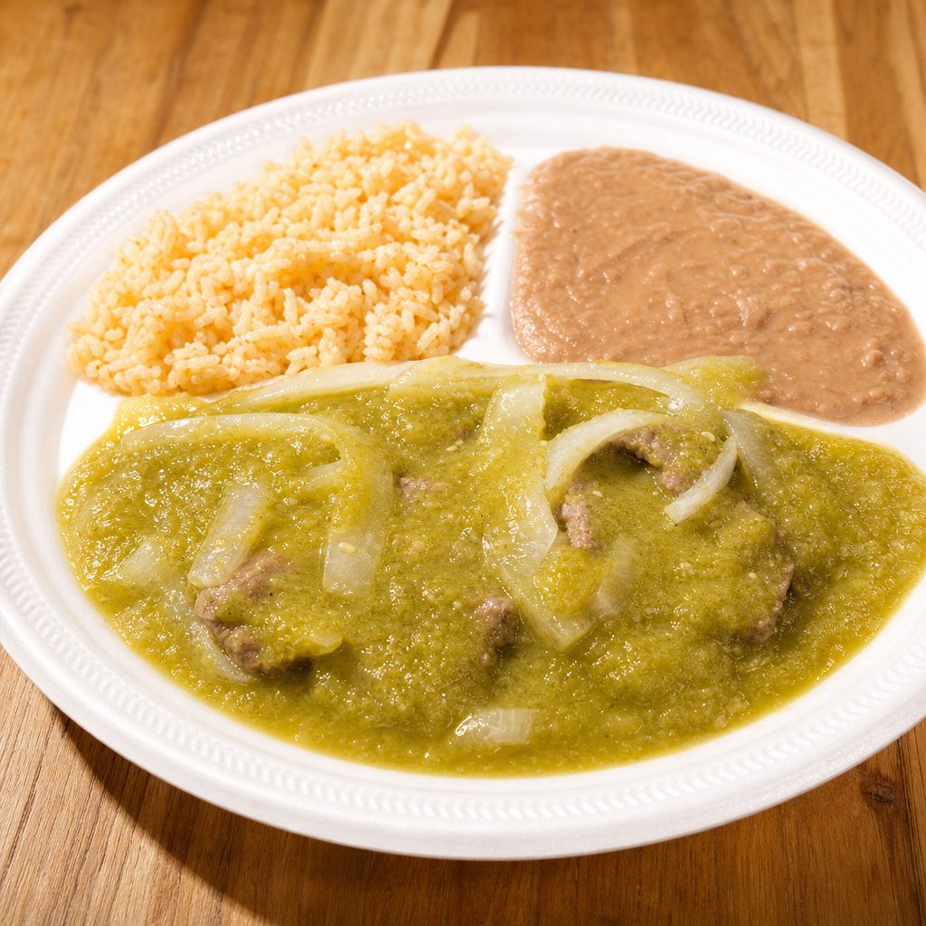 Lengua en Salsa Verde.
